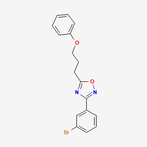 3-(3-bromophenyl)-5-(3-phenoxypropyl)-1,2,4-oxadiazole