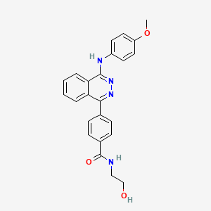 N-(2-hydroxyethyl)-4-{4-[(4-methoxyphenyl)amino]-1-phthalazinyl}benzamide