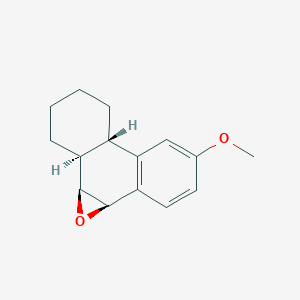 B049395 (1aS,1bS,5aS,9bR)-7-methoxy-1a,1b,2,3,4,5,5a,9b-octahydrophenanthro[9,10-b]oxirene CAS No. 118354-50-0