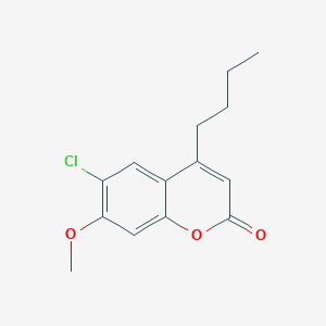 4-butyl-6-chloro-7-methoxy-2H-chromen-2-one