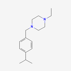 molecular formula C16H26N2 B4939545 1-ethyl-4-(4-isopropylbenzyl)piperazine 