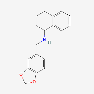 N-(1,3-benzodioxol-5-ylmethyl)-1,2,3,4-tetrahydronaphthalen-1-amine