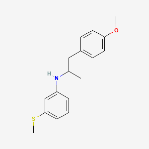 N-[2-(4-methoxyphenyl)-1-methylethyl]-3-(methylthio)aniline