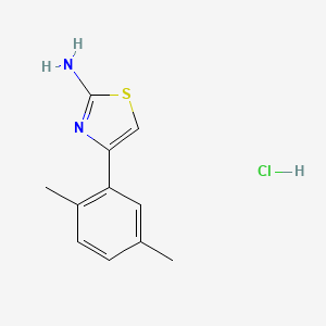 4-(2,5-dimethylphenyl)-1,3-thiazol-2-amine;hydrochloride