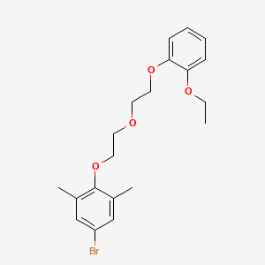 5-Bromo-2-[2-[2-(2-ethoxyphenoxy)ethoxy]ethoxy]-1,3-dimethylbenzene