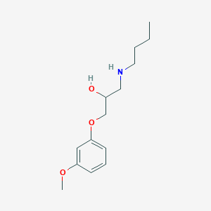 1-(Butylamino)-3-(3-methoxyphenoxy)propan-2-ol