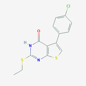 5-(4-chlorophenyl)-2-(ethylsulfanyl)thieno[2,3-d]pyrimidin-4(3H)-one