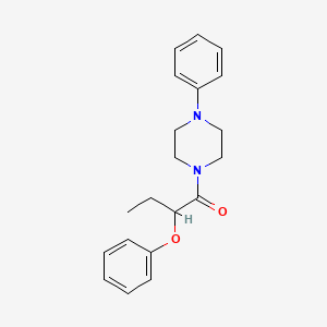 2-Phenoxy-1-(4-phenylpiperazin-1-yl)butan-1-one