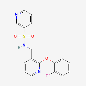 N-{[2-(2-fluorophenoxy)-3-pyridinyl]methyl}-3-pyridinesulfonamide