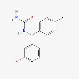 [(3-fluorophenyl)-(4-methylphenyl)methyl]urea