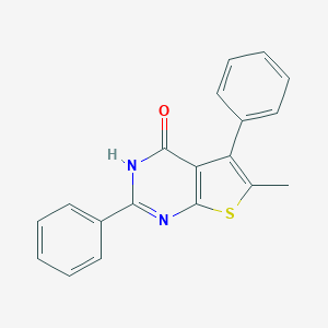 6-methyl-2,5-diphenylthieno[2,3-d]pyrimidin-4(3H)-one