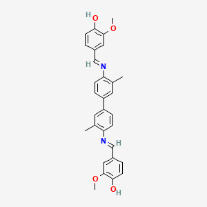 4,4'-[(3,3'-dimethyl-4,4'-biphenyldiyl)bis(nitrilomethylylidene)]bis(2-methoxyphenol)