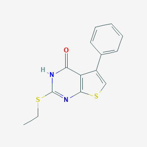 2-(ethylsulfanyl)-5-phenylthieno[2,3-d]pyrimidin-4(3H)-one