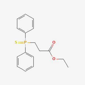 molecular formula C17H19O2PS B4940047 ethyl 3-(diphenylphosphorothioyl)propanoate 