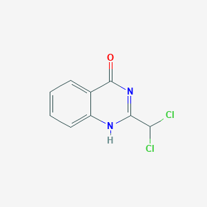 molecular formula C9H6Cl2N2O B494011 2-(dichloromethyl)quinazolin-4(3H)-one CAS No. 724746-72-9