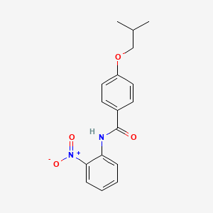 molecular formula C17H18N2O4 B4940206 4-isobutoxy-N-(2-nitrophenyl)benzamide 