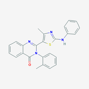 2-(4-Methyl-2-phenylamino-thiazol-5-yl)-3-o-tolyl-3H-quinazolin-4-one