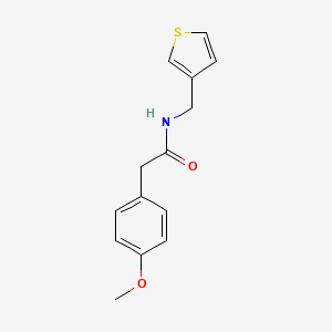 molecular formula C14H15NO2S B4940469 2-(4-methoxyphenyl)-N-(3-thienylmethyl)acetamide 