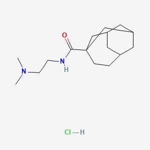 N-[2-(dimethylamino)ethyl]tricyclo[4.3.1.1~3,8~]undecane-3-carboxamide hydrochloride