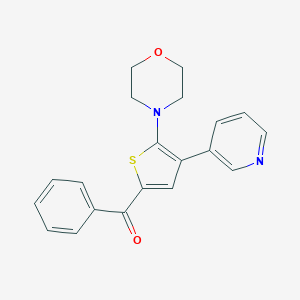 molecular formula C20H18N2O2S B494051 [5-(4-Morpholinyl)-4-(3-pyridinyl)-2-thienyl](phenyl)methanone 