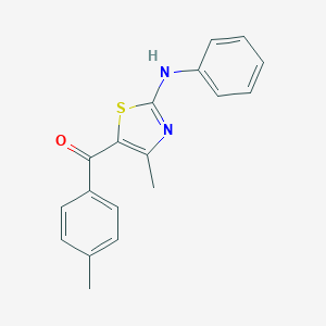 (2-Anilino-4-methyl-1,3-thiazol-5-yl)(4-methylphenyl)methanone