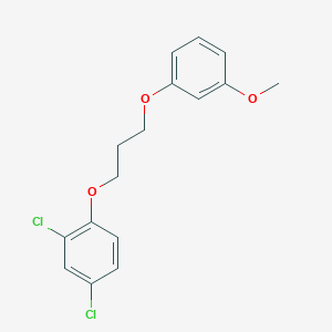 molecular formula C16H16Cl2O3 B4940837 2,4-dichloro-1-[3-(3-methoxyphenoxy)propoxy]benzene 