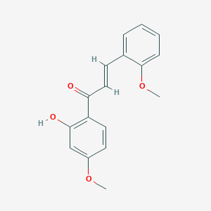 molecular formula C17H16O4 B494093 2,4'-Dimethoxy-2'-hydroxychalcone CAS No. 1222443-93-7