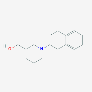 molecular formula C16H23NO B4941002 [1-(1,2,3,4-tetrahydro-2-naphthalenyl)-3-piperidinyl]methanol 