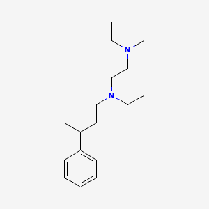 molecular formula C18H32N2 B4941024 N,N,N'-triethyl-N'-(3-phenylbutyl)-1,2-ethanediamine 