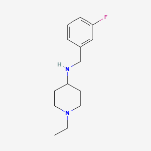 molecular formula C14H21FN2 B4941090 1-ethyl-N-(3-fluorobenzyl)-4-piperidinamine 