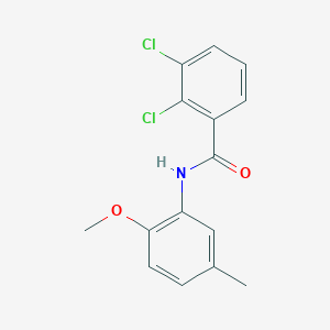 molecular formula C15H13Cl2NO2 B4941123 2,3-dichloro-N-(2-methoxy-5-methylphenyl)benzamide 