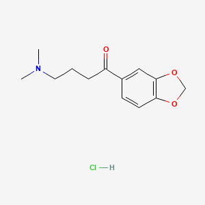 molecular formula C13H18ClNO3 B4941162 1-(1,3-benzodioxol-5-yl)-4-(dimethylamino)-1-butanone hydrochloride 