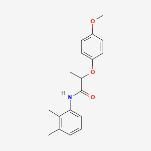 molecular formula C18H21NO3 B4941164 N-(2,3-dimethylphenyl)-2-(4-methoxyphenoxy)propanamide 