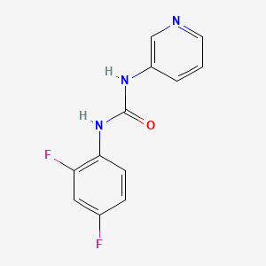 molecular formula C12H9F2N3O B4941177 N-(2,4-difluorophenyl)-N'-3-pyridinylurea 