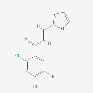 1-(2,4-Dichloro-5-fluorophenyl)-3-(2-furyl)-2-propen-1-one