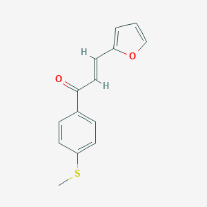 molecular formula C14H12O2S B494120 3-(2-Furyl)-1-[4-(methylsulfanyl)phenyl]-2-propen-1-one 