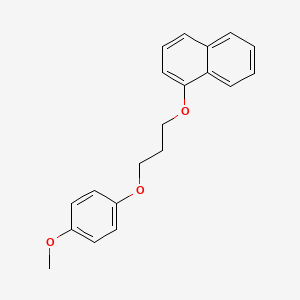 molecular formula C20H20O3 B4941249 1-[3-(4-methoxyphenoxy)propoxy]naphthalene 
