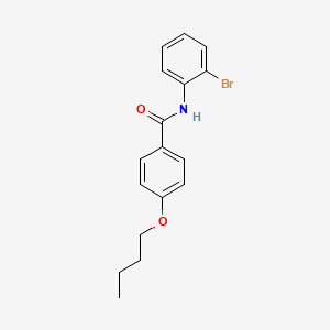 molecular formula C17H18BrNO2 B4941313 N-(2-bromophenyl)-4-butoxybenzamide 