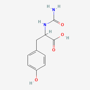 molecular formula C10H12N2O4 B4941409 N-(aminocarbonyl)tyrosine 
