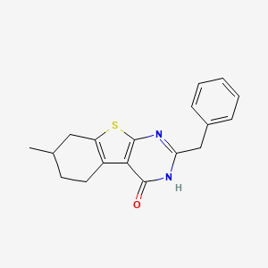 2-benzyl-7-methyl-5,6,7,8-tetrahydro[1]benzothieno[2,3-d]pyrimidin-4(3H)-one