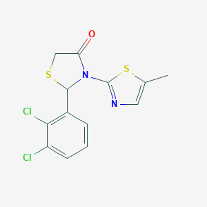 2-(2,3-Dichlorophenyl)-3-(5-methyl-1,3-thiazol-2-yl)-1,3-thiazolidin-4-one