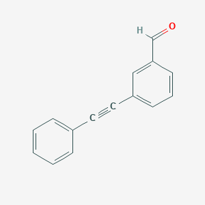 molecular formula C15H10O B049416 3-苯乙炔基苯甲醛 CAS No. 115021-39-1