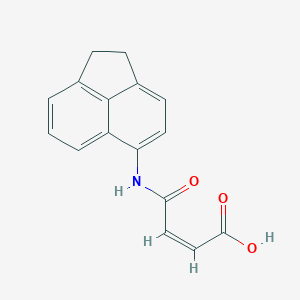 molecular formula C16H13NO3 B4941644 4-(1,2-dihydro-5-acenaphthylenylamino)-4-oxo-2-butenoic acid 
