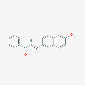 molecular formula C20H16O2 B494174 3-(6-Methoxy-2-naphthyl)-1-phenyl-2-propen-1-one 