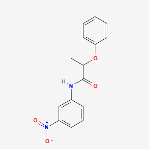 molecular formula C15H14N2O4 B4941783 N-(3-nitrophenyl)-2-phenoxypropanamide 