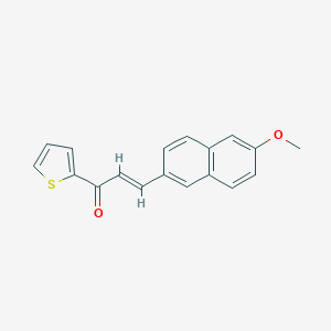 molecular formula C18H14O2S B494179 3-(6-Methoxy-2-naphthyl)-1-(2-thienyl)-2-propen-1-one 