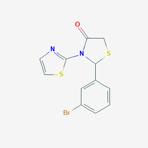 2-(3-Bromophenyl)-3-(1,3-thiazol-2-yl)-1,3-thiazolidin-4-one
