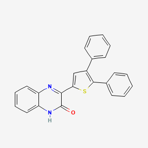 molecular formula C24H16N2OS B4941981 3-(4,5-diphenyl-2-thienyl)-2(1H)-quinoxalinone 