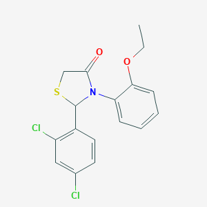 2-(2,4-Dichlorophenyl)-3-(2-ethoxyphenyl)-1,3-thiazolidin-4-one