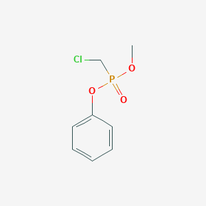 molecular formula C8H10ClO3P B4942091 methyl phenyl (chloromethyl)phosphonate 